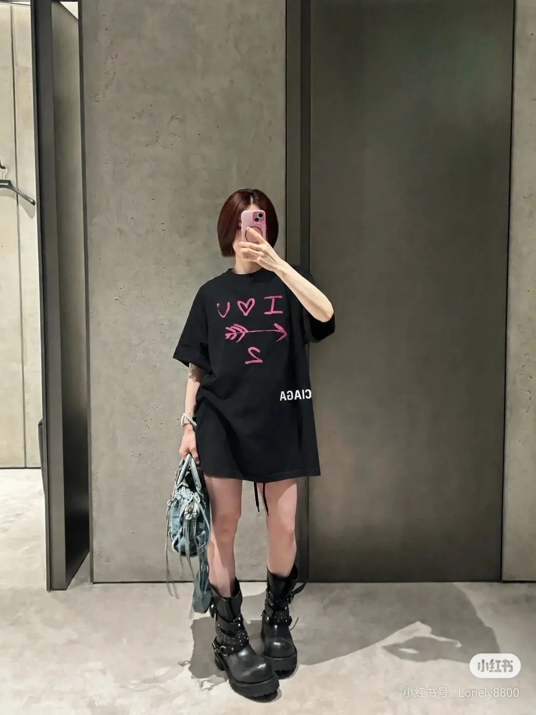 Valentine's Day Heart Print T-Shirt D15023613 — view 6
