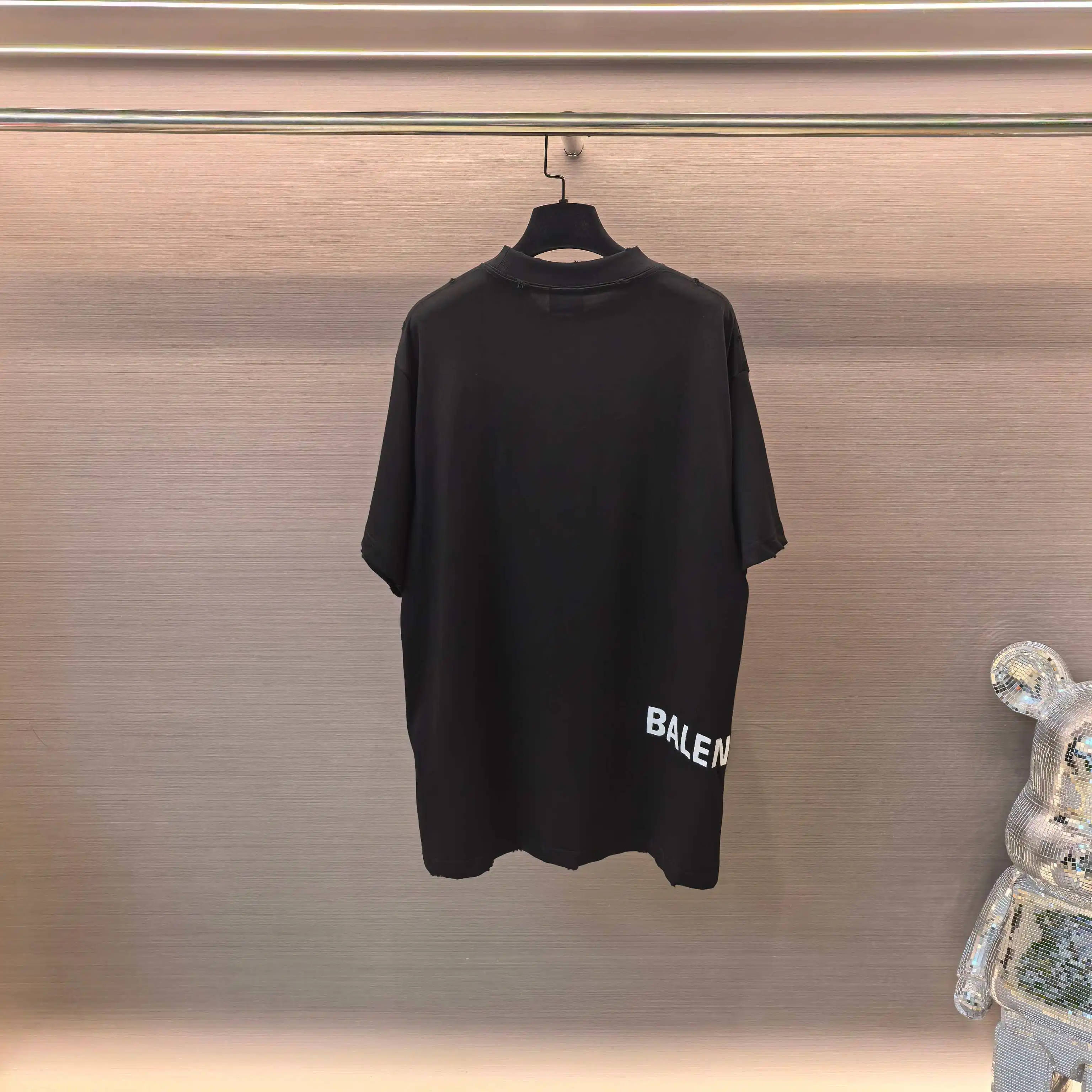 Valentine's Day Heart Print Oversized T-Shirt D15023614 — view 2