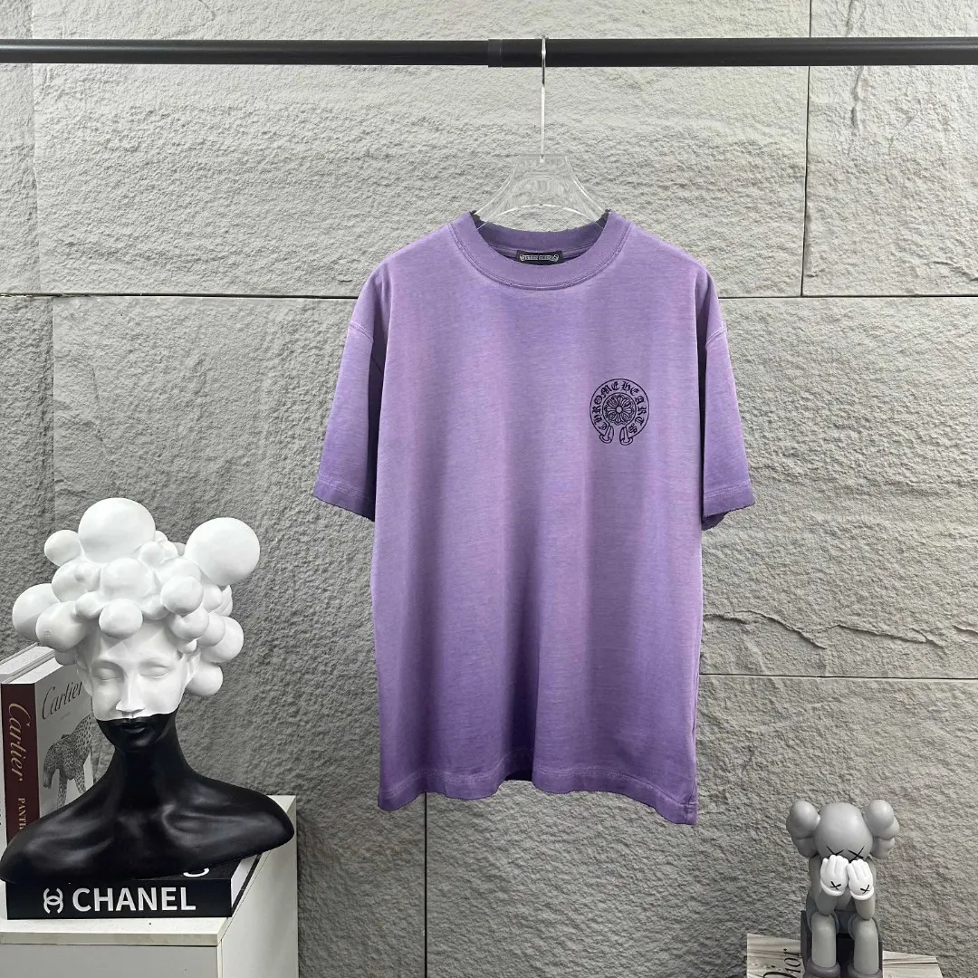 Chrome Hearts Distressed Flocked Logo T-Shirt D15019716 — view 2