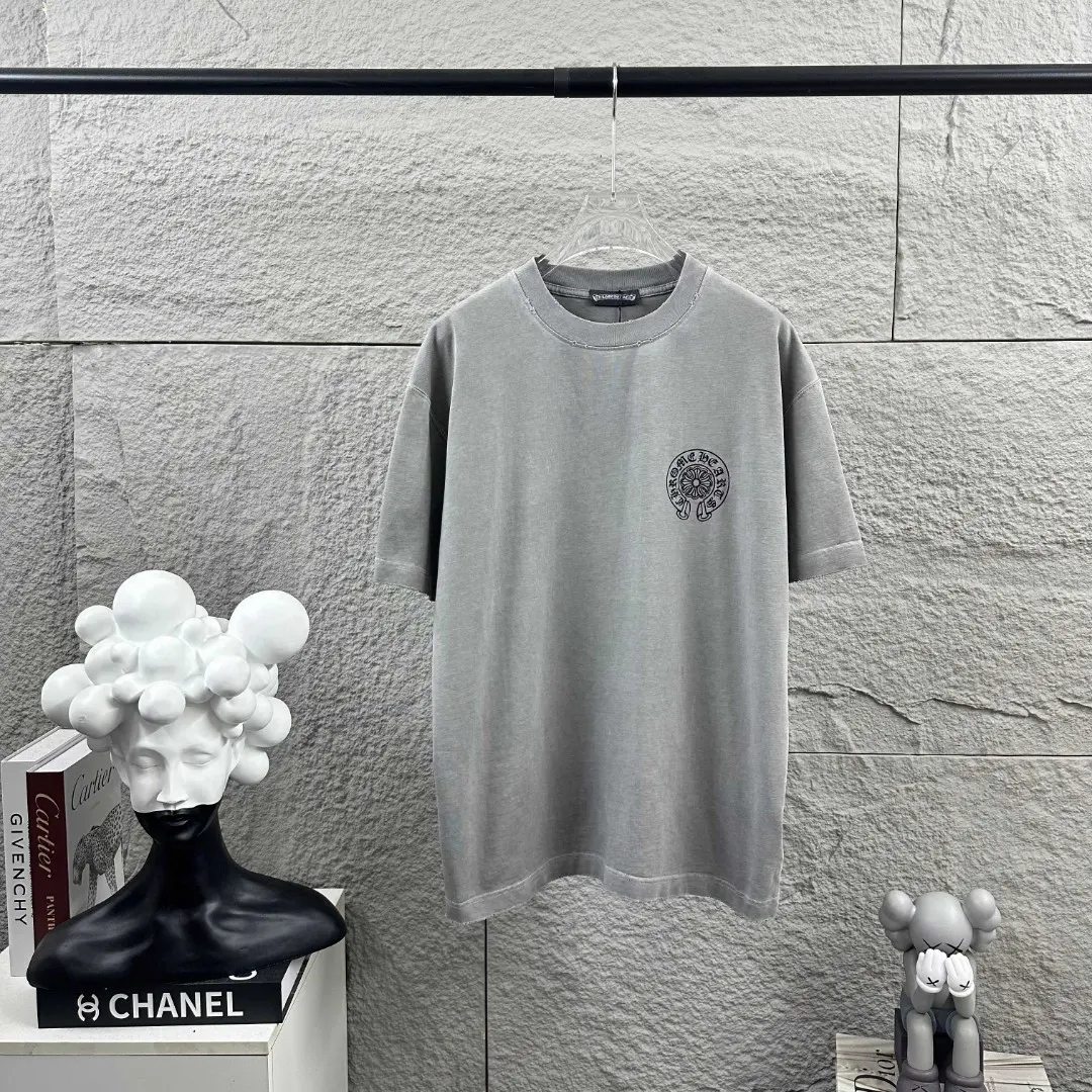 Distressed Washed Cotton Graphic T-Shirt D15019715 — view 2