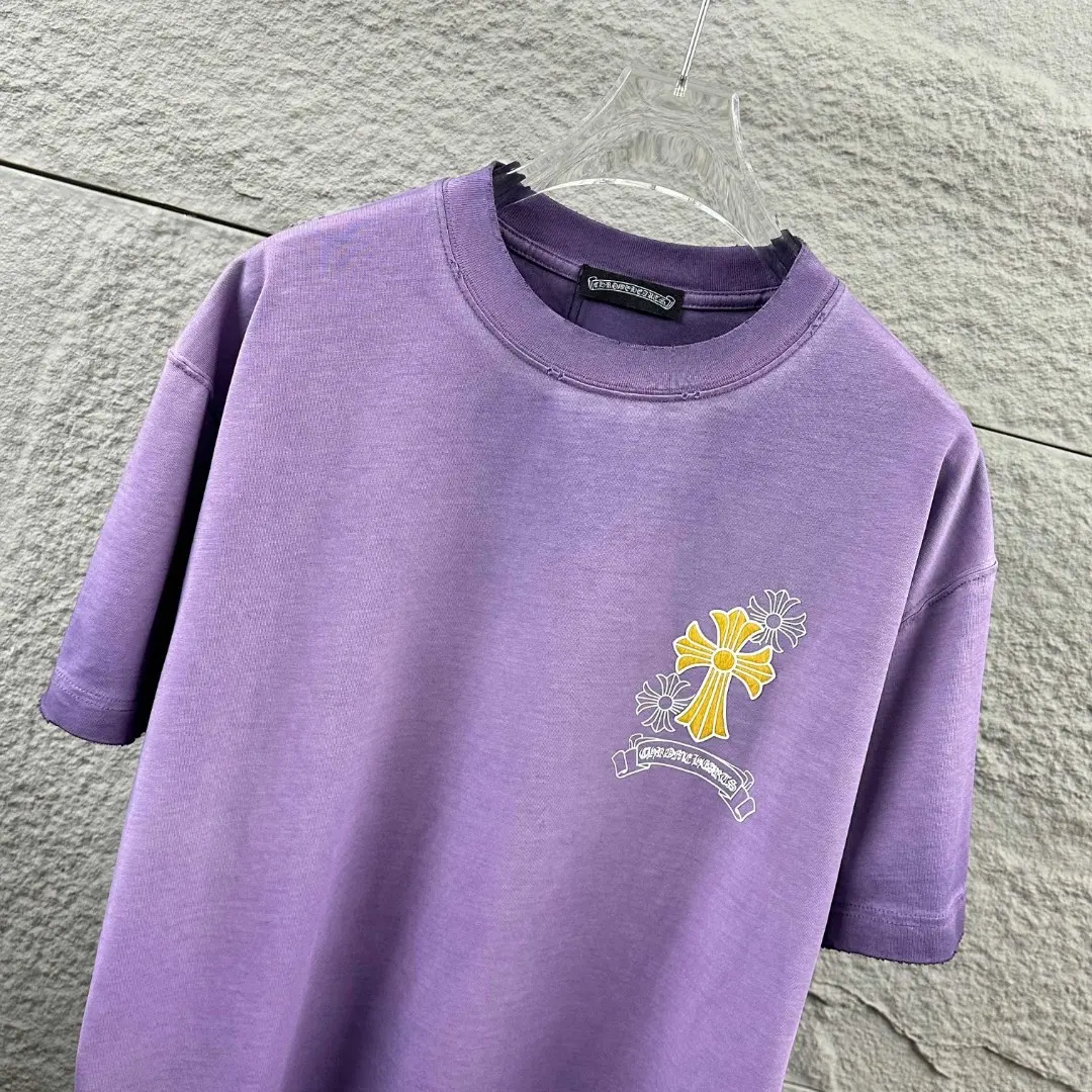 Chrome Hearts Distressed Washed Cotton T-Shirt D15019711 — view 7