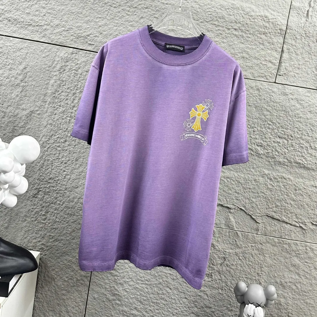 Chrome Hearts Distressed Washed Cotton T-Shirt D15019711 — view 8