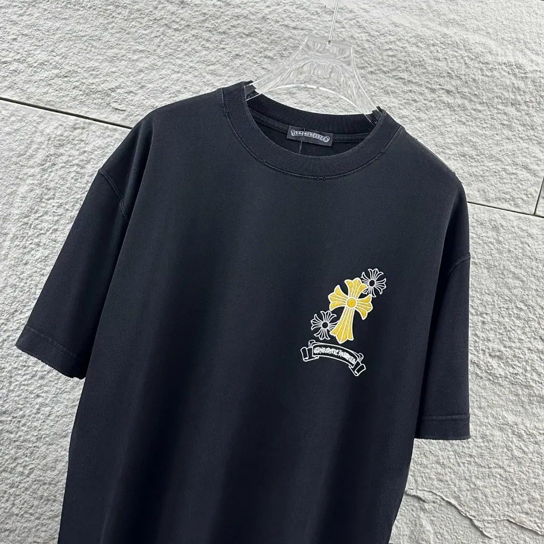 Chrome Hearts Distressed Logo Cotton T-Shirt D15019714 — view 5