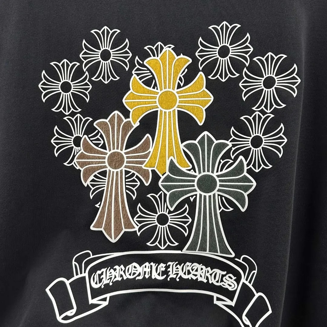 Chrome Hearts Distressed Logo Cotton T-Shirt D15019714 — view 6
