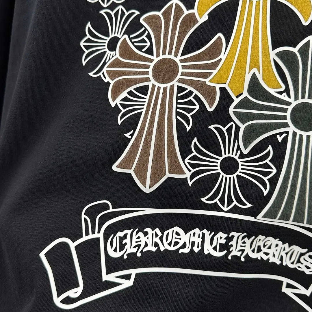 Chrome Hearts Distressed Logo Cotton T-Shirt D15019714 — view 9