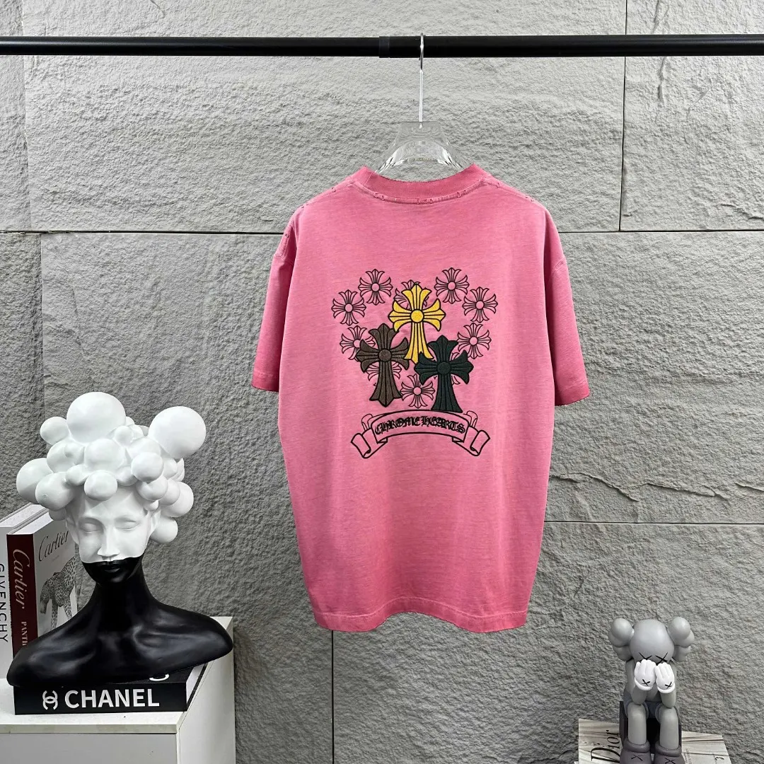Distressed Logo Graphic Cotton T-Shirt D15019712