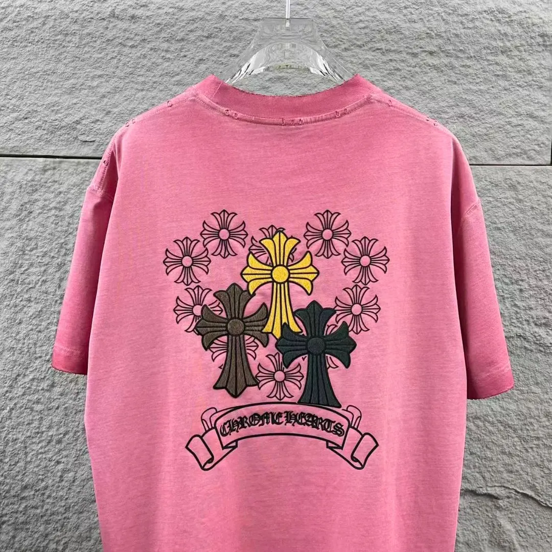 Distressed Logo Graphic Cotton T-Shirt D15019712 — view 4
