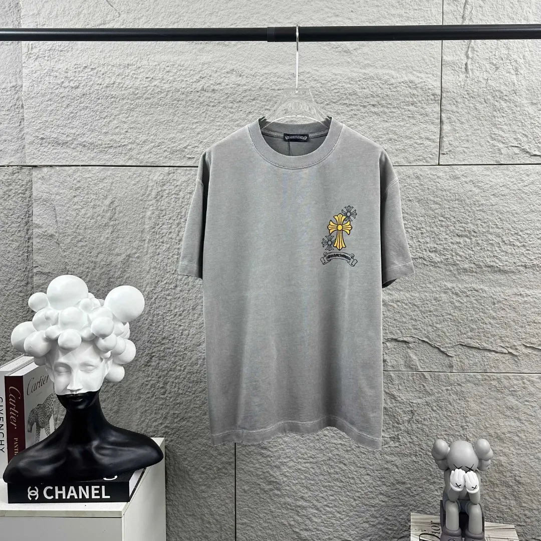 Chrome Hearts Distressed Washed Cotton T-Shirt D15019713 — view 2