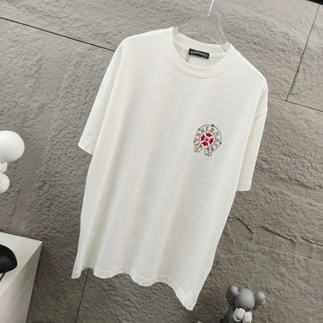 Chrome Hearts Distressed Rhinestone Horseshoe T-Shirt D15019660 — view 9