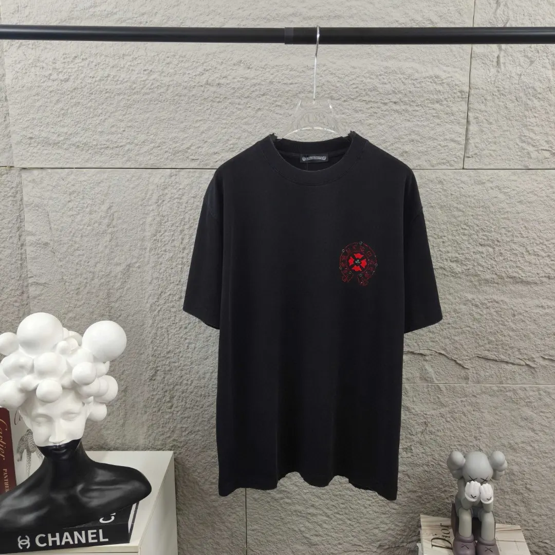 Embellished Horseshoe Logo Washed Cotton T-Shirt D15019661 — view 2