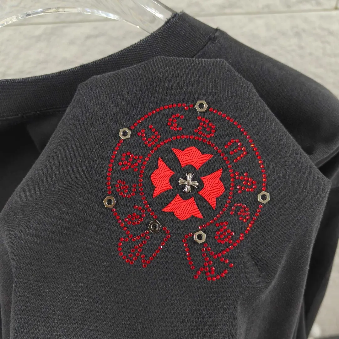 Embellished Horseshoe Logo Washed Cotton T-Shirt D15019661 — view 3