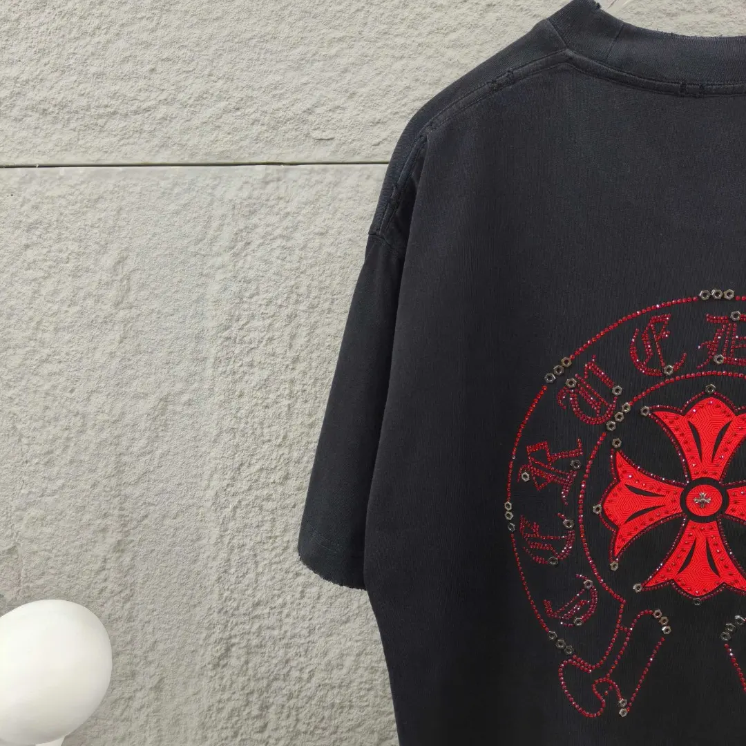 Embellished Horseshoe Logo Washed Cotton T-Shirt D15019661 — view 5