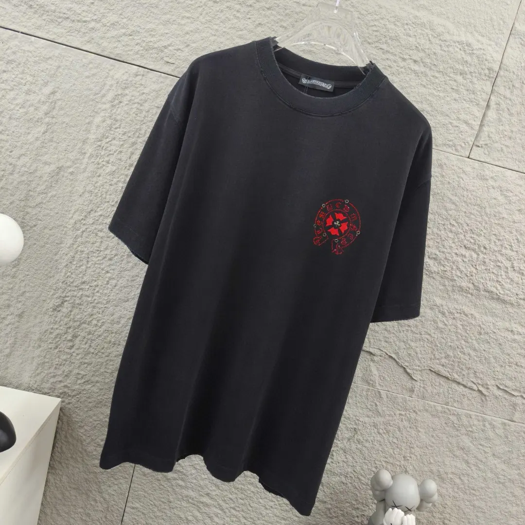 Embellished Horseshoe Logo Washed Cotton T-Shirt D15019661 — view 8