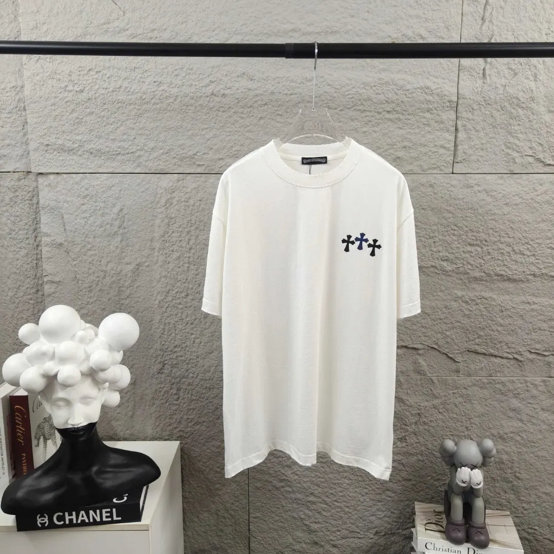 Chrome Hearts Distressed Logo Cotton T-Shirt D15019669 — view 2