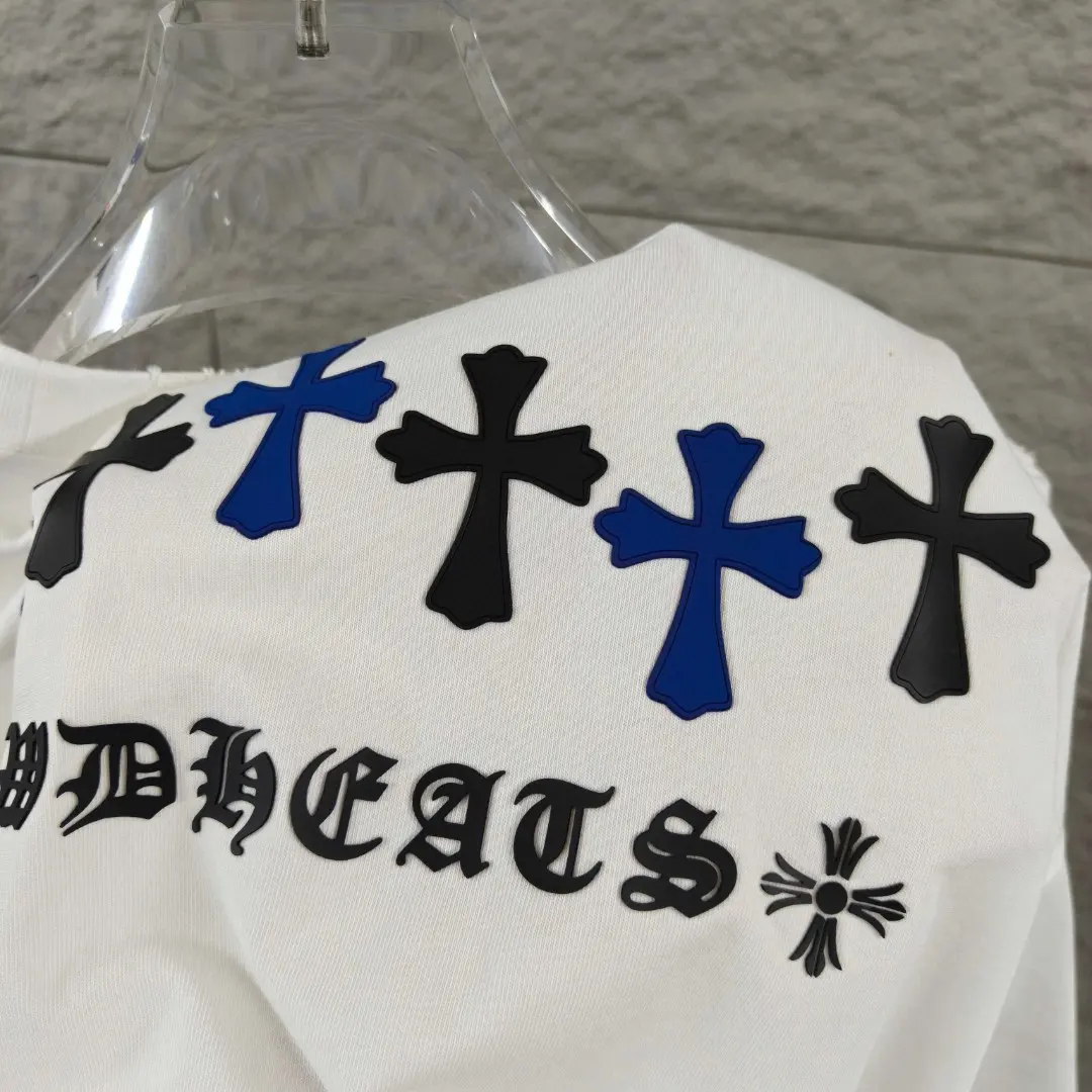 Chrome Hearts Distressed Logo Cotton T-Shirt D15019669 — view 3