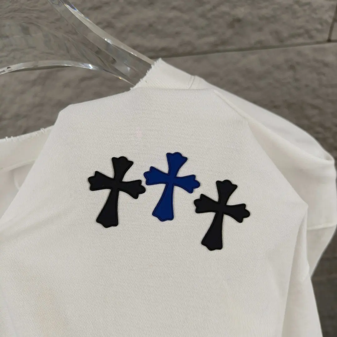 Chrome Hearts Distressed Logo Cotton T-Shirt D15019669 — view 4