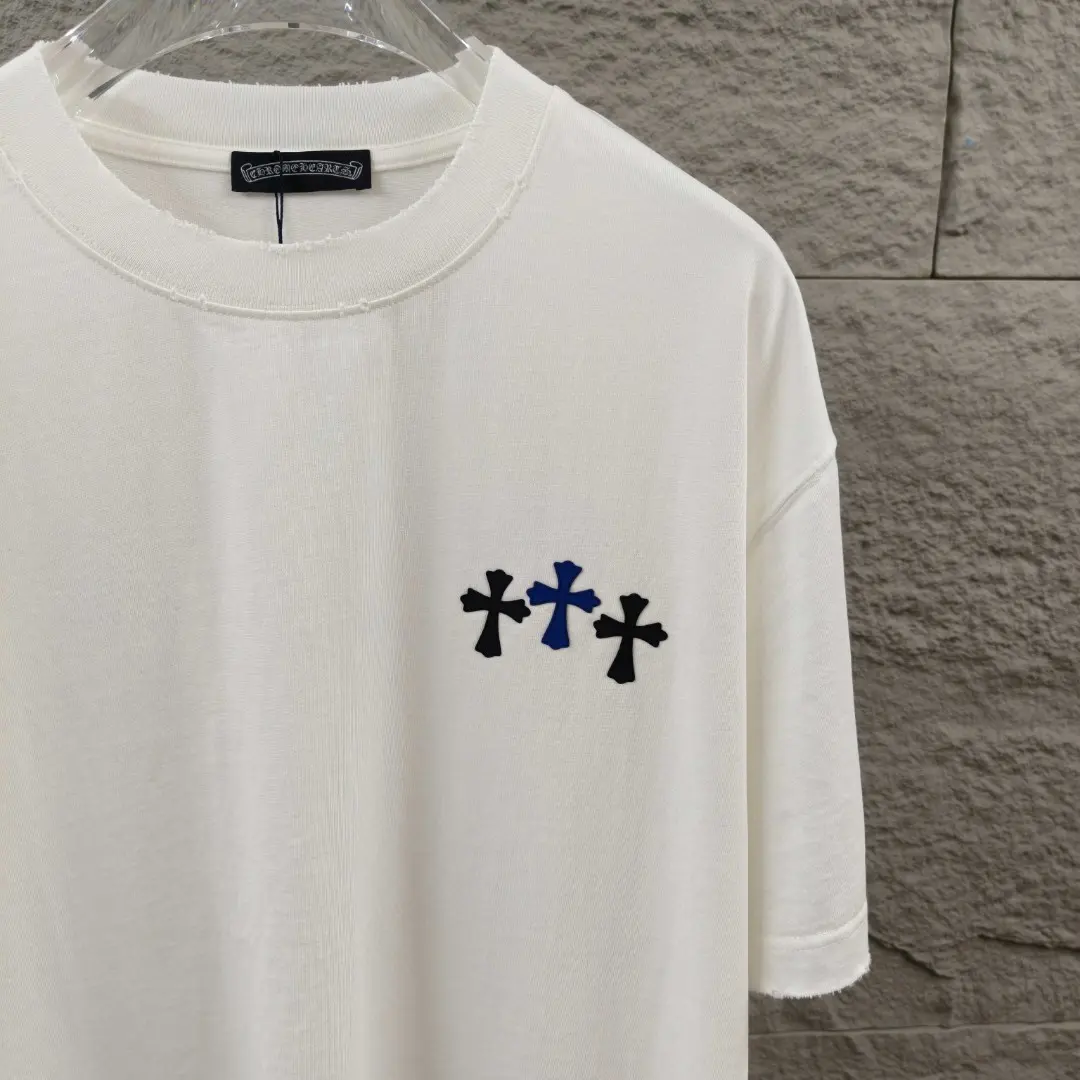 Chrome Hearts Distressed Logo Cotton T-Shirt D15019669 — view 6
