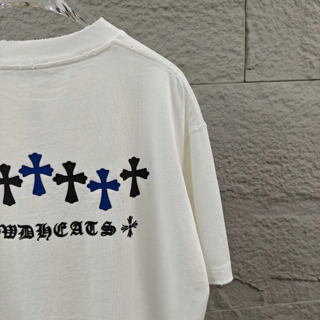 Chrome Hearts Distressed Logo Cotton T-Shirt D15019669 — view 9