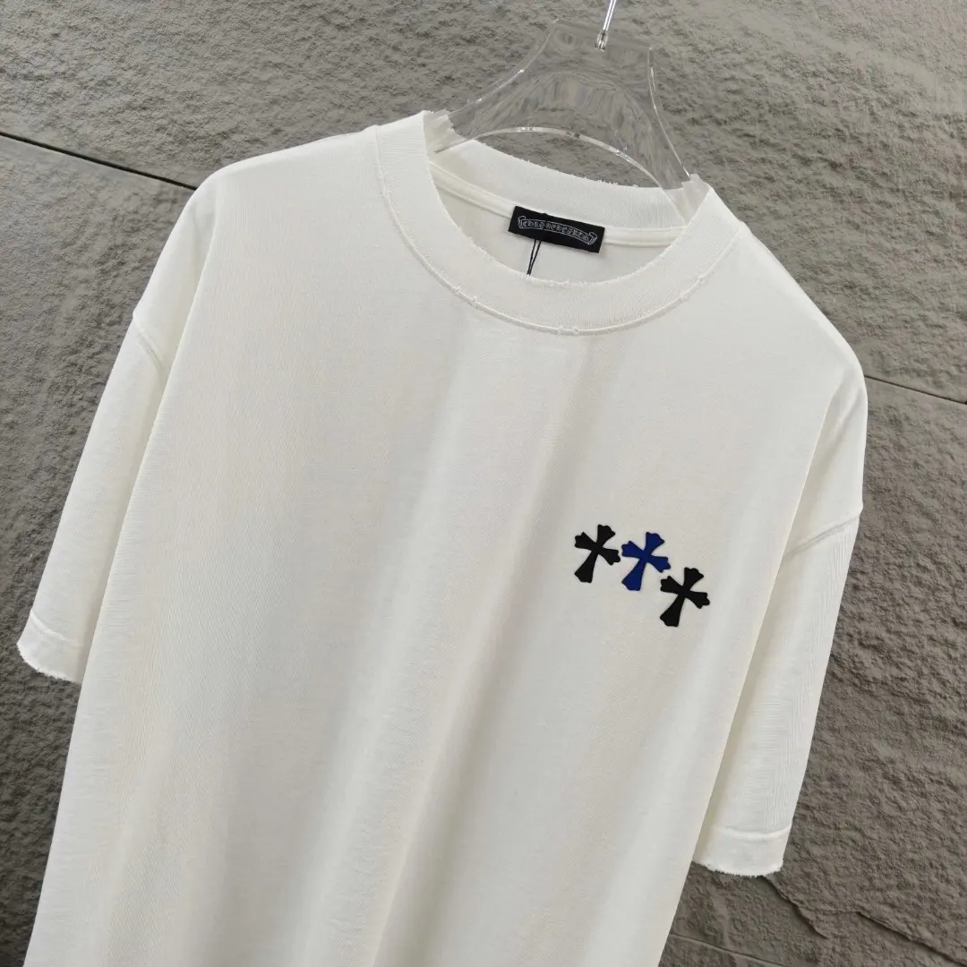 Chrome Hearts Distressed Logo Cotton T-Shirt D15019669 — view 10