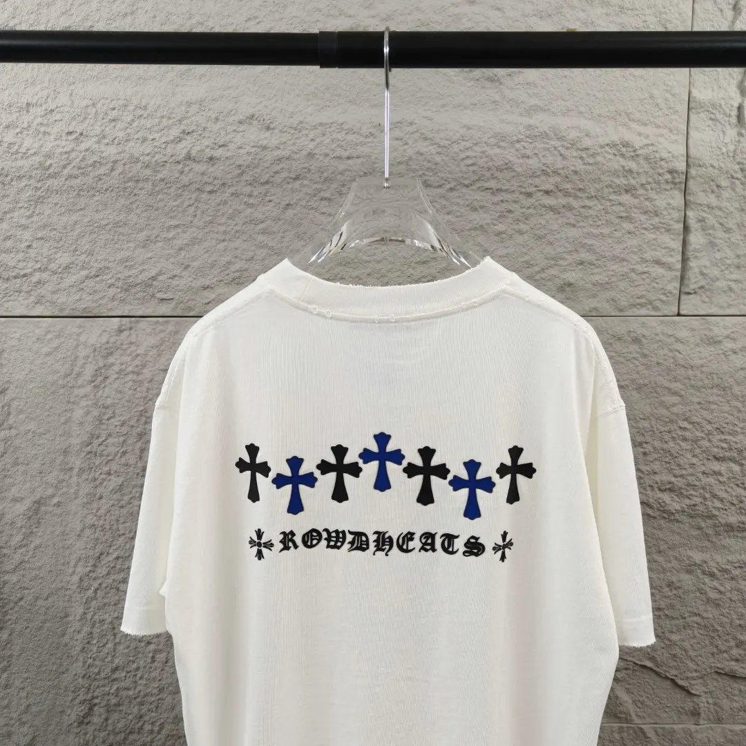 Chrome Hearts Distressed Logo Cotton T-Shirt D15019669 — view 12