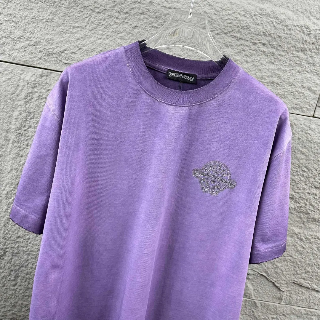 Chrome Hearts Distressed Washed Cotton T-Shirt D15019674 — view 6