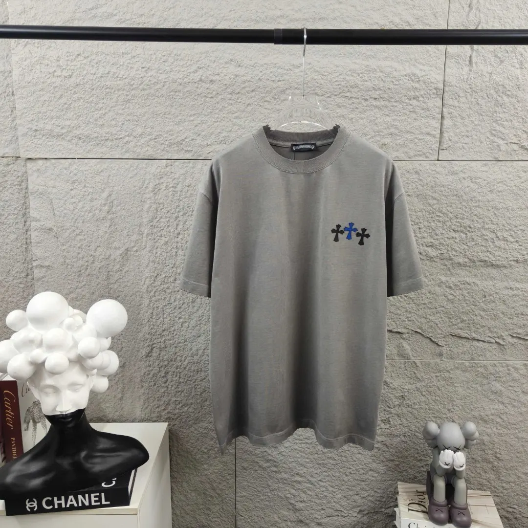 Distressed Washed Cotton Graphic T-Shirt D15019670 — view 2