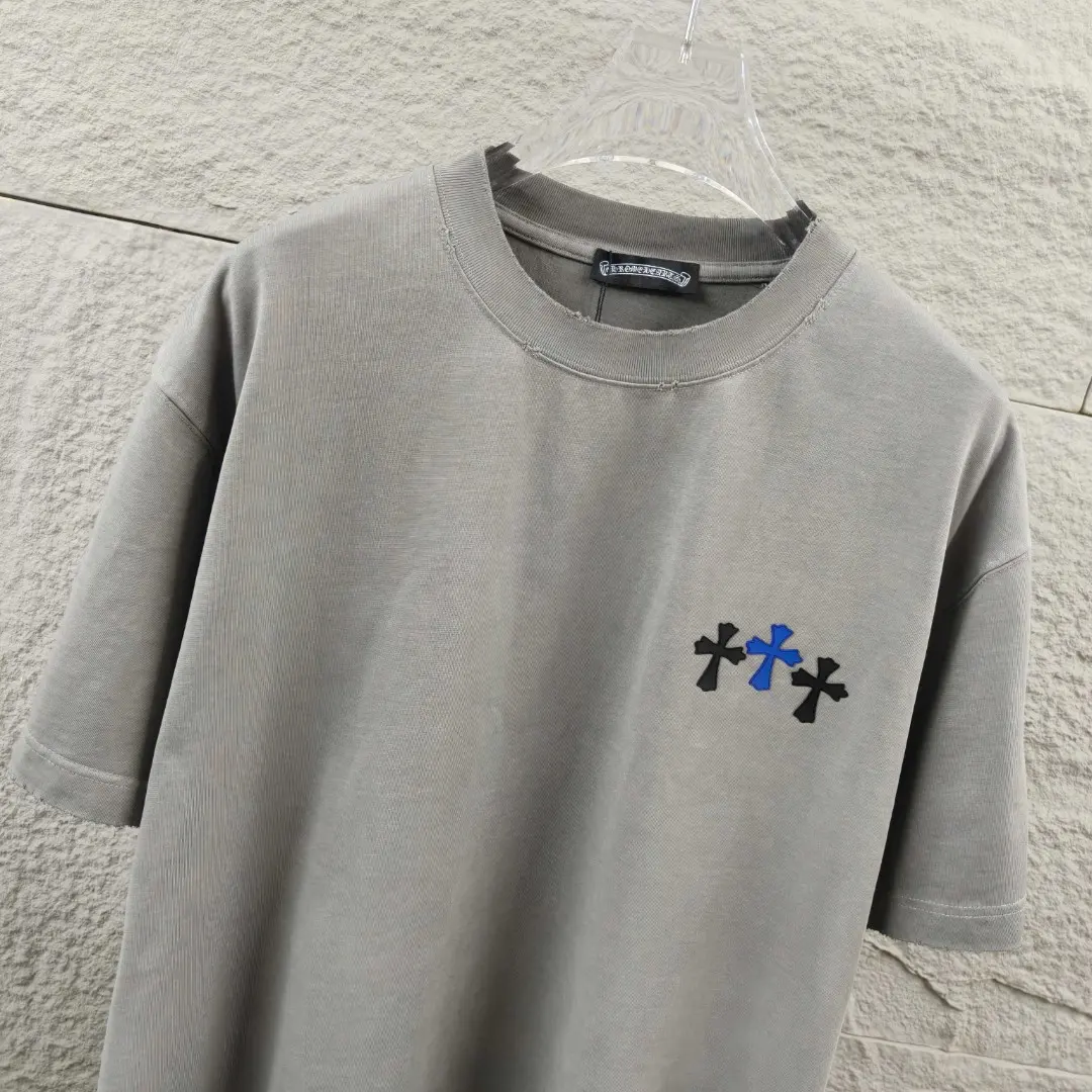 Distressed Washed Cotton Graphic T-Shirt D15019670 — view 11