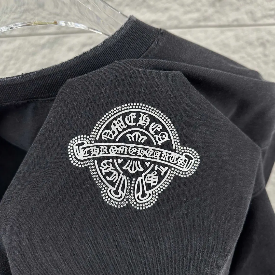 Chrome Hearts Distressed Logo Cotton T-Shirt D15019673 — view 3