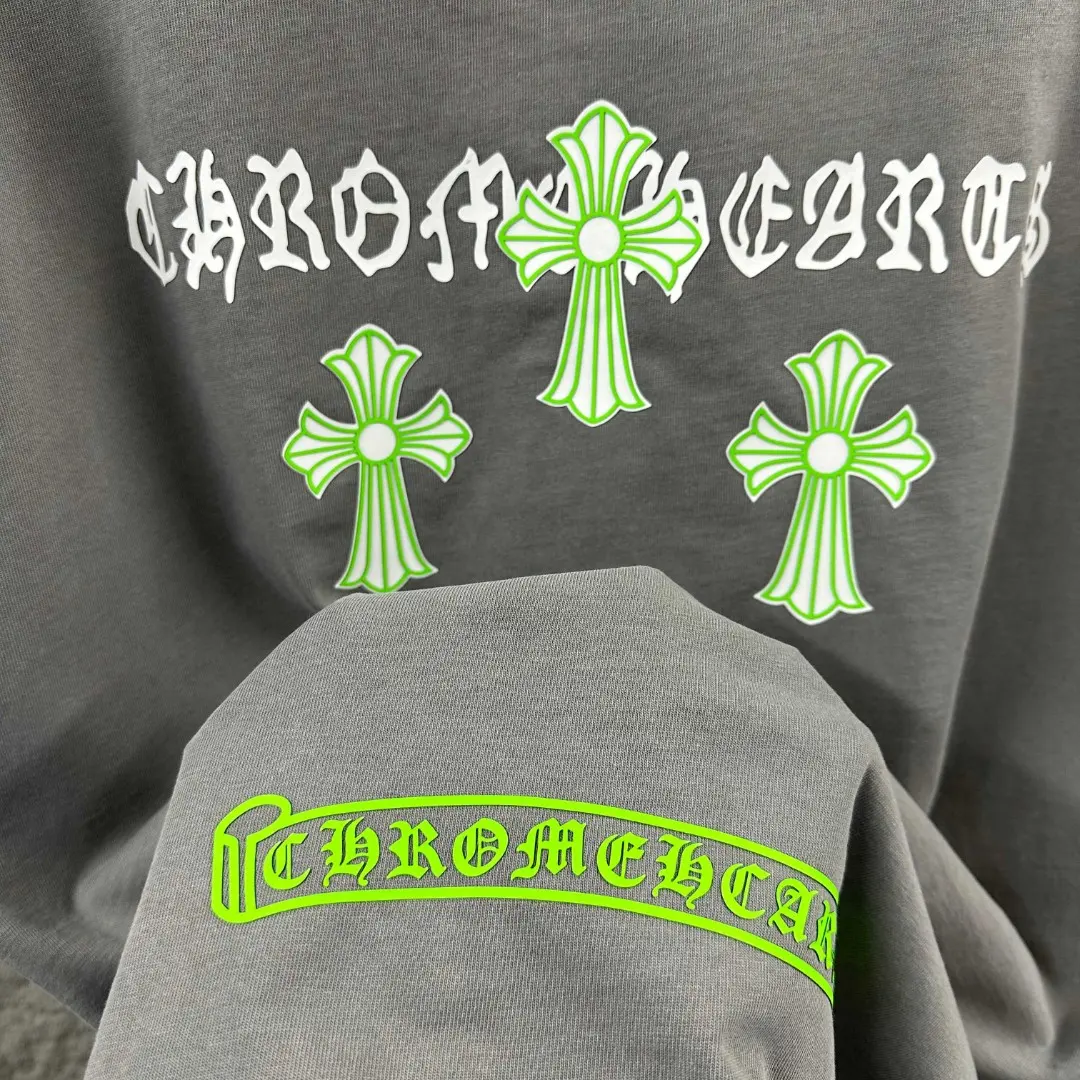 Chrome Hearts Distressed Logo Cotton T-Shirt D15019687 — view 5