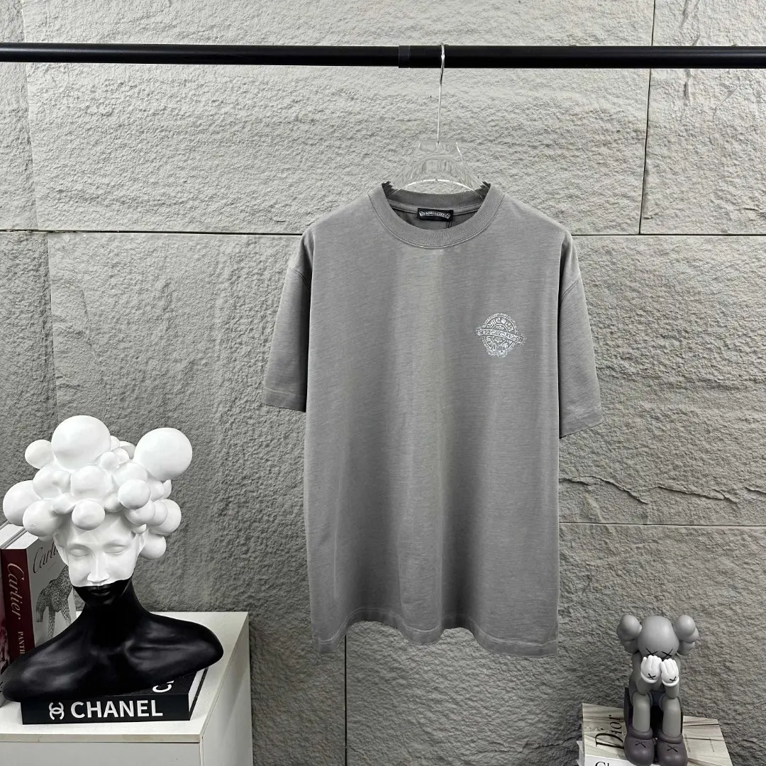 Distressed Washed Cotton Graphic T-Shirt D15019675 — view 2