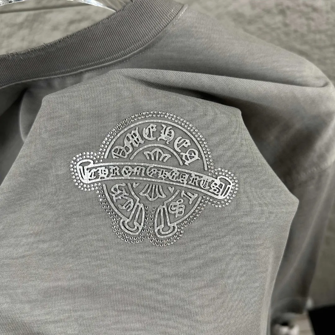 Distressed Washed Cotton Graphic T-Shirt D15019675 — view 3