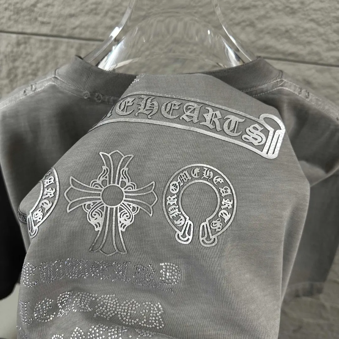 Distressed Washed Cotton Graphic T-Shirt D15019675 — view 4