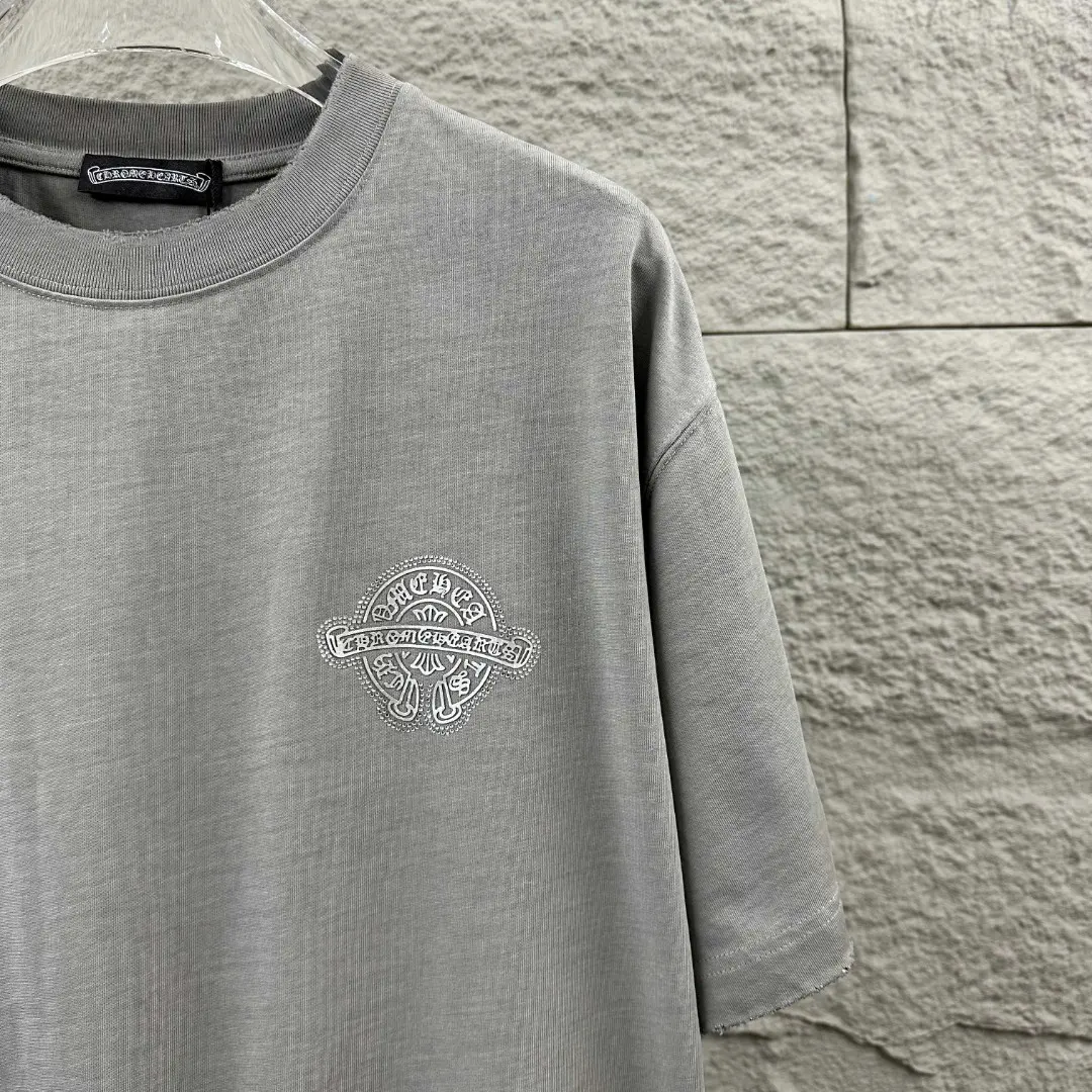 Distressed Washed Cotton Graphic T-Shirt D15019675 — view 7