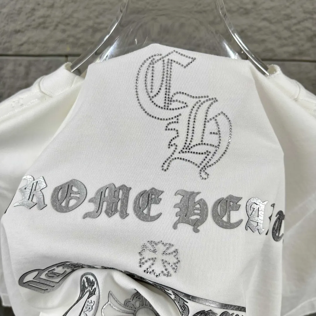 Chrome Hearts Distressed Logo Cotton T-Shirt D15019672 — view 4