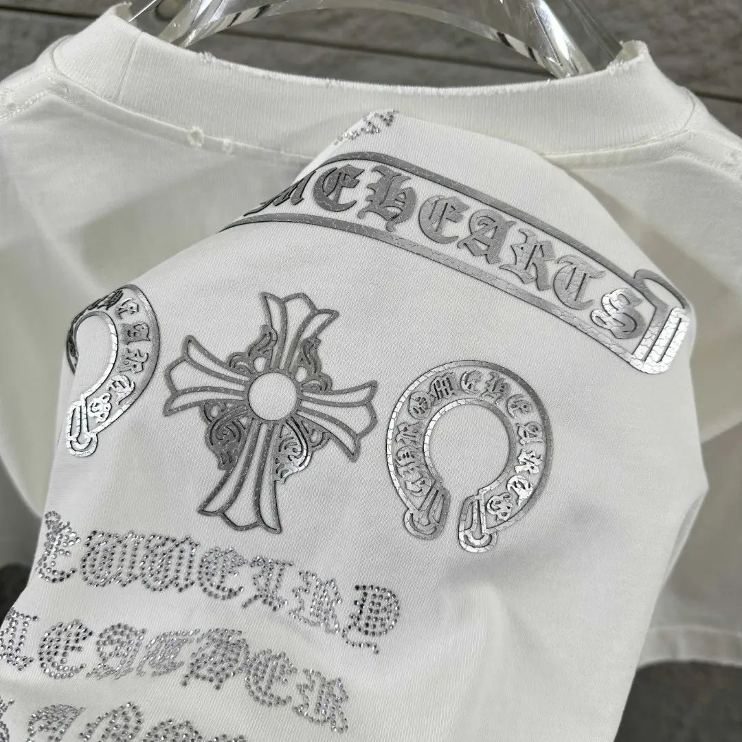 Chrome Hearts Distressed Logo Cotton T-Shirt D15019672 — view 5