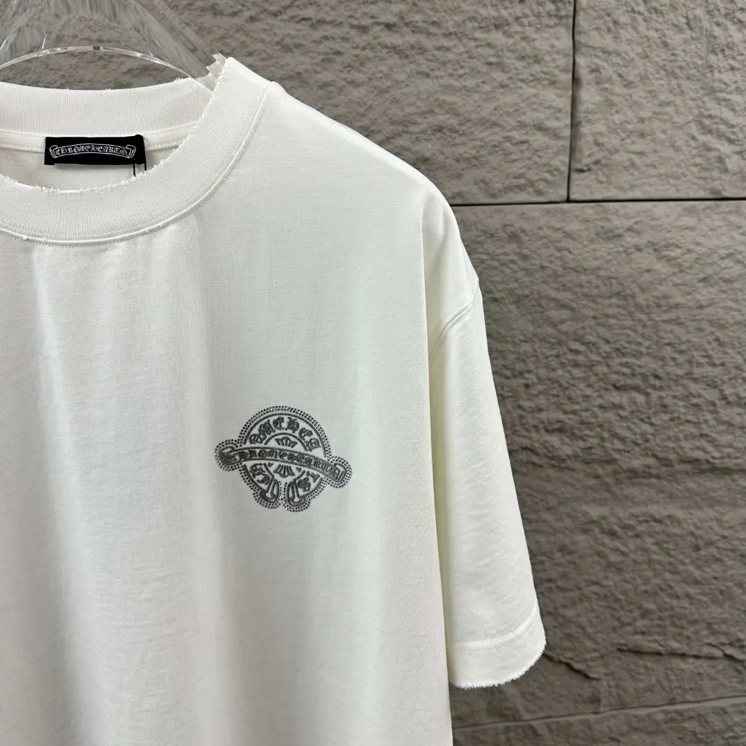 Chrome Hearts Distressed Logo Cotton T-Shirt D15019672 — view 6