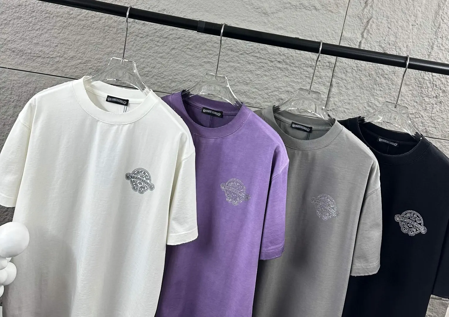Chrome Hearts Distressed Logo Cotton T-Shirt D15019672 — view 8