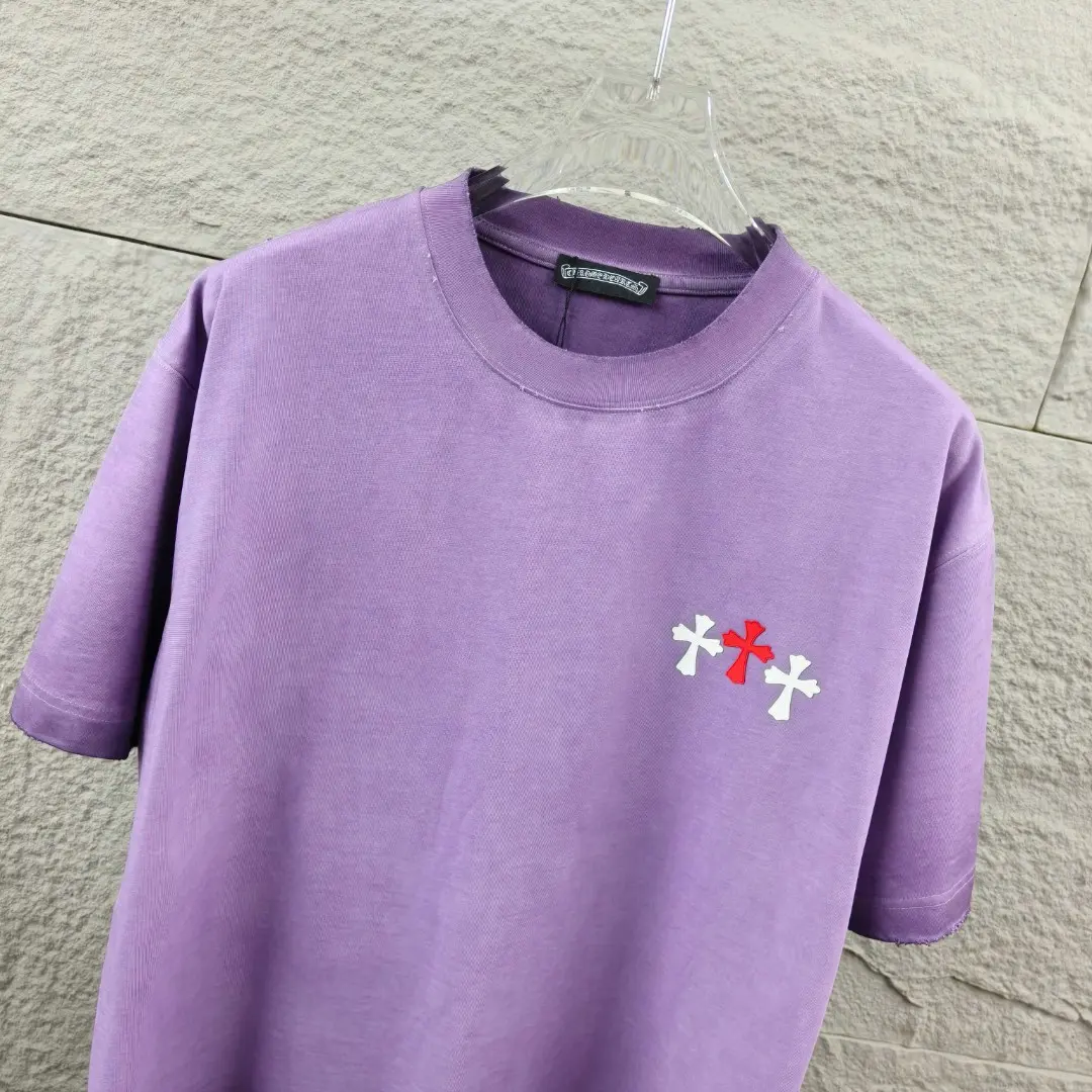 Chrome Hearts Distressed Washed Cotton T-Shirt D15019671 — view 3