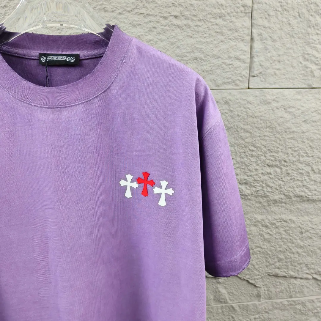 Chrome Hearts Distressed Washed Cotton T-Shirt D15019671 — view 6