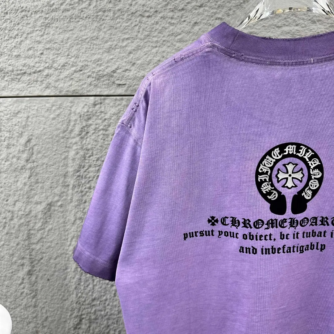 Distressed Washed Cotton Graphic T-Shirt D15019678 — view 7