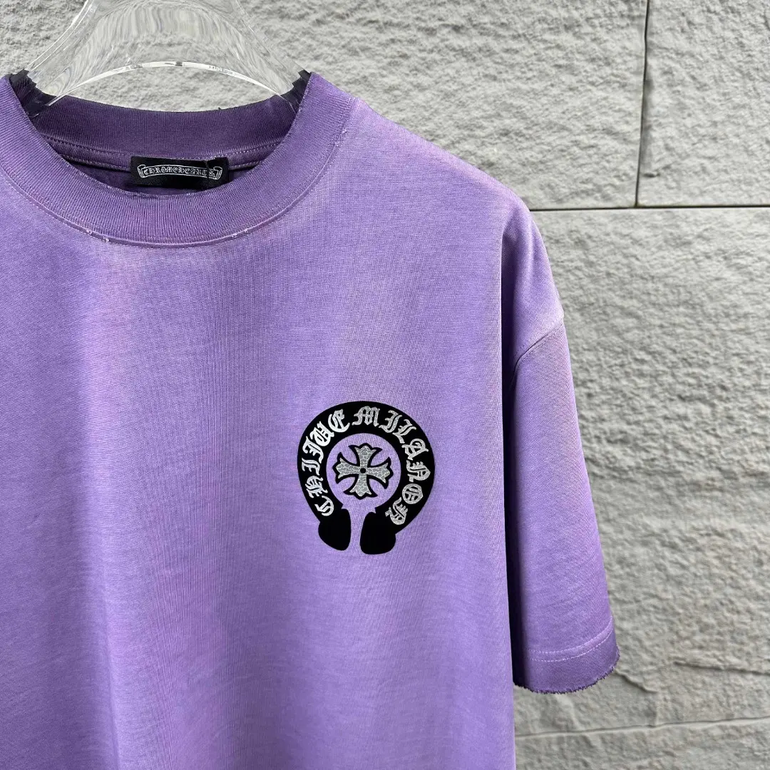 Distressed Washed Cotton Graphic T-Shirt D15019678 — view 8
