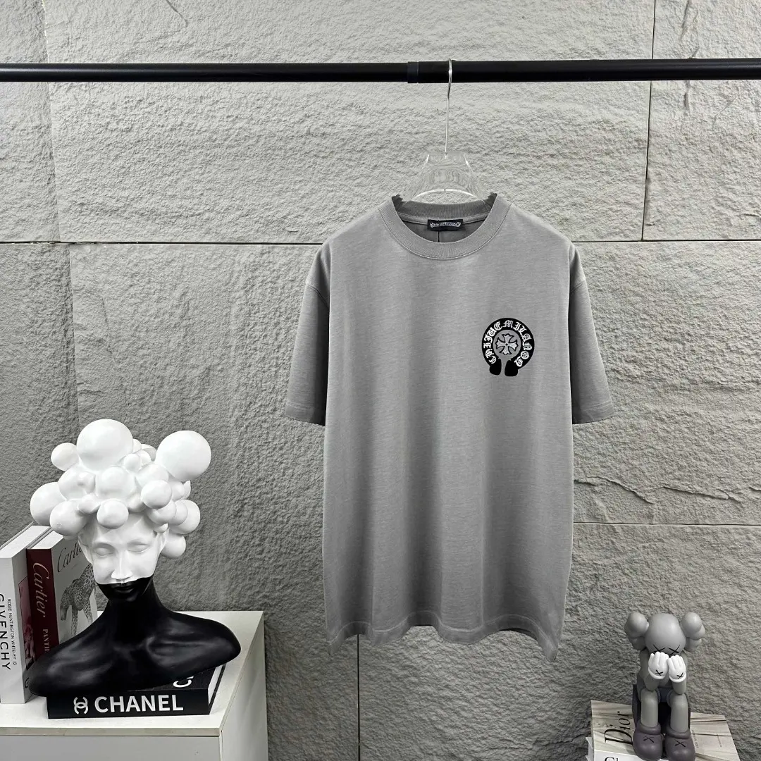 Distressed Logo Print Cotton T-Shirt D15019677 — view 2