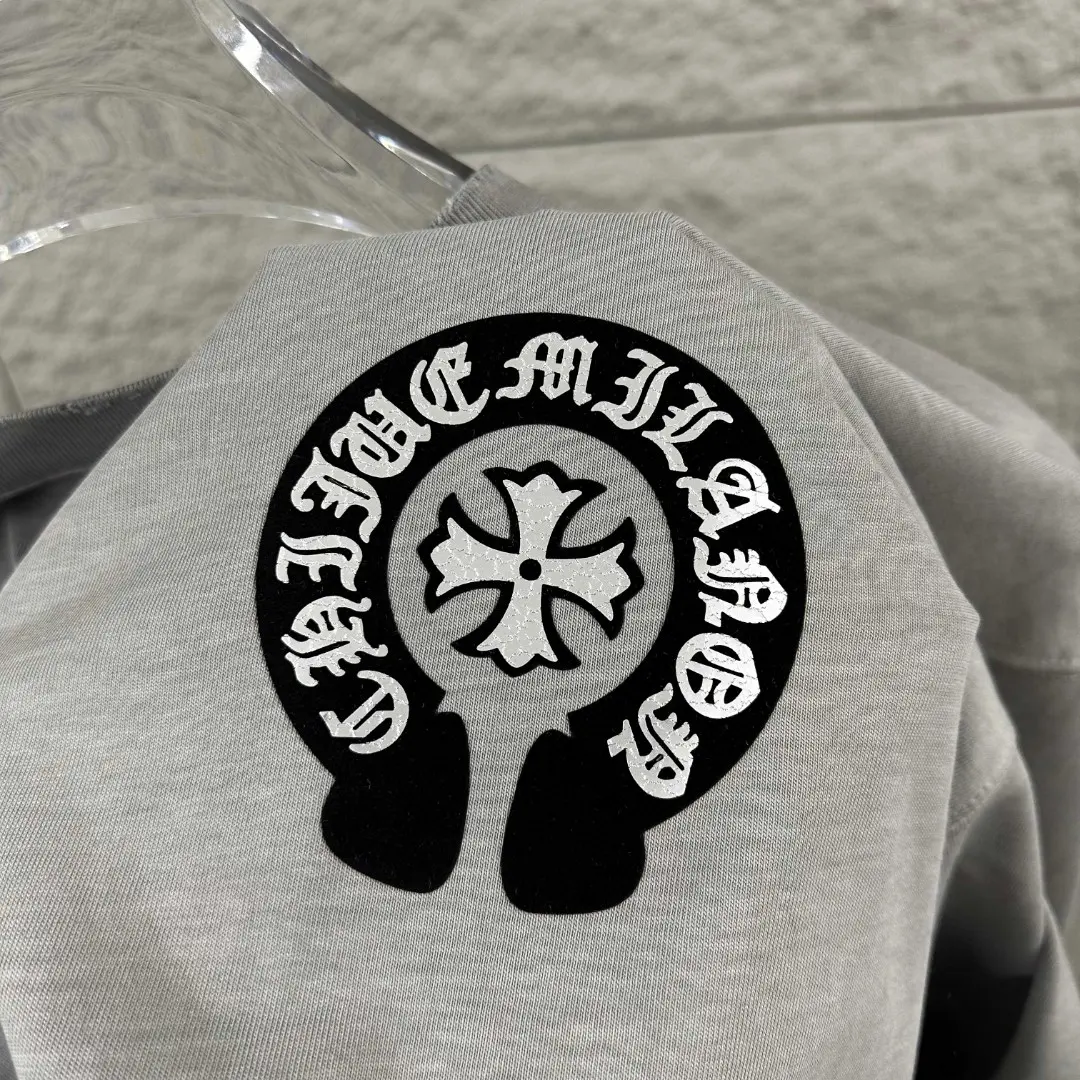 Distressed Logo Print Cotton T-Shirt D15019677 — view 3
