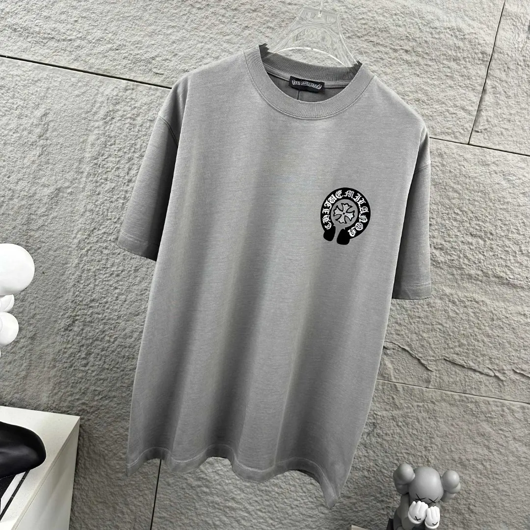 Distressed Logo Print Cotton T-Shirt D15019677 — view 6