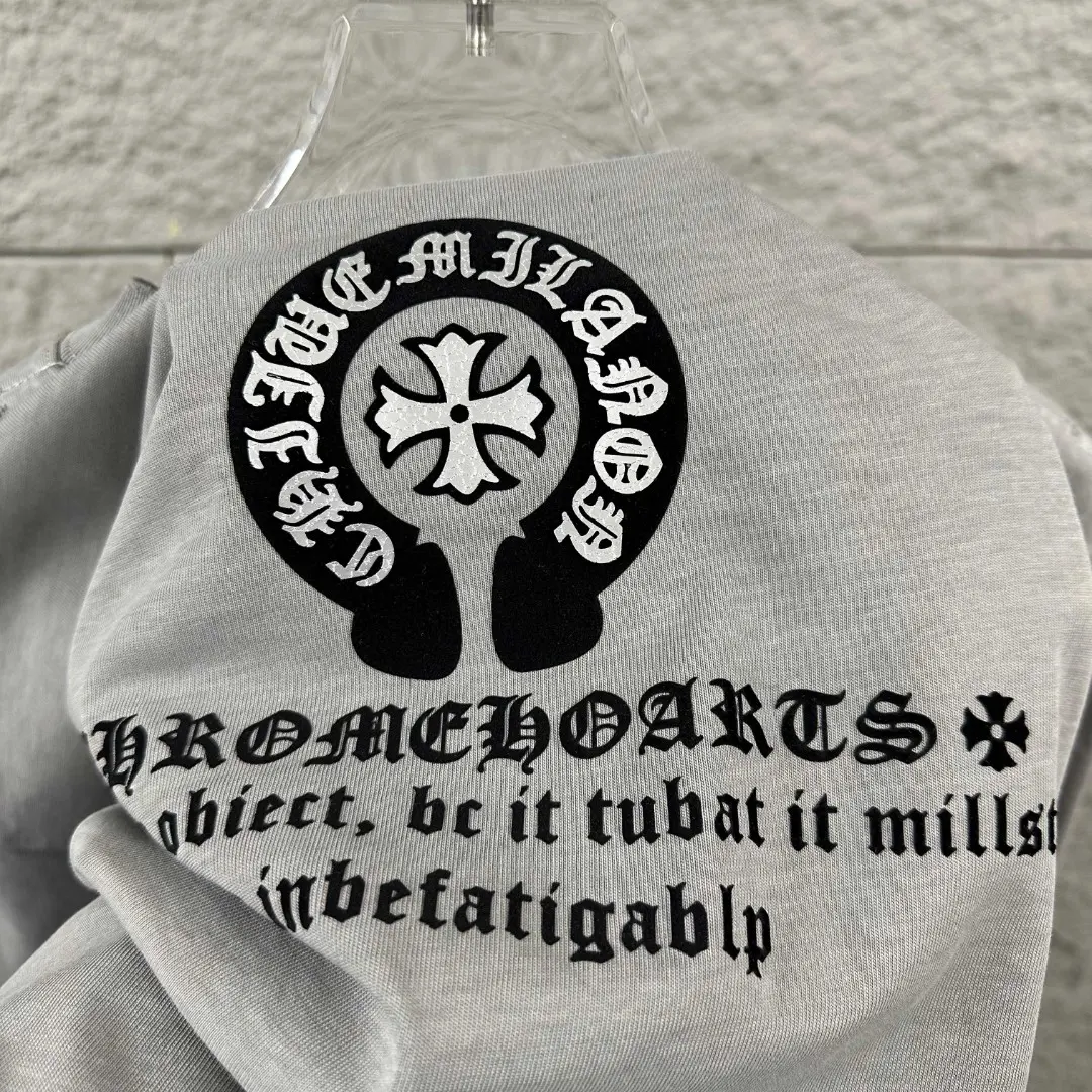 Distressed Logo Print Cotton T-Shirt D15019677 — view 8