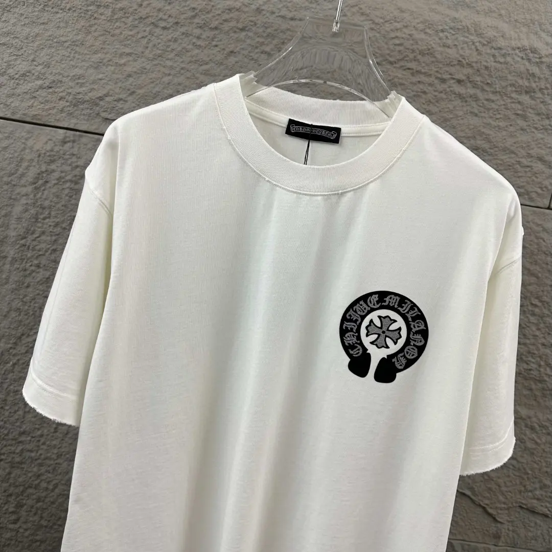 Chrome Hearts Distressed Logo Cotton T-Shirt D15019676 — view 3