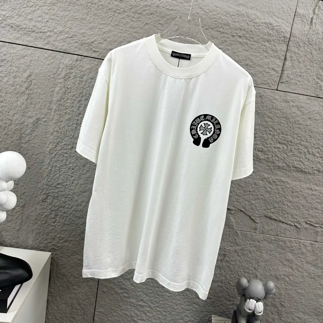 Chrome Hearts Distressed Logo Cotton T-Shirt D15019676 — view 4