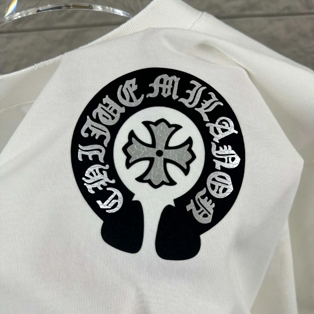 Chrome Hearts Distressed Logo Cotton T-Shirt D15019676 — view 5
