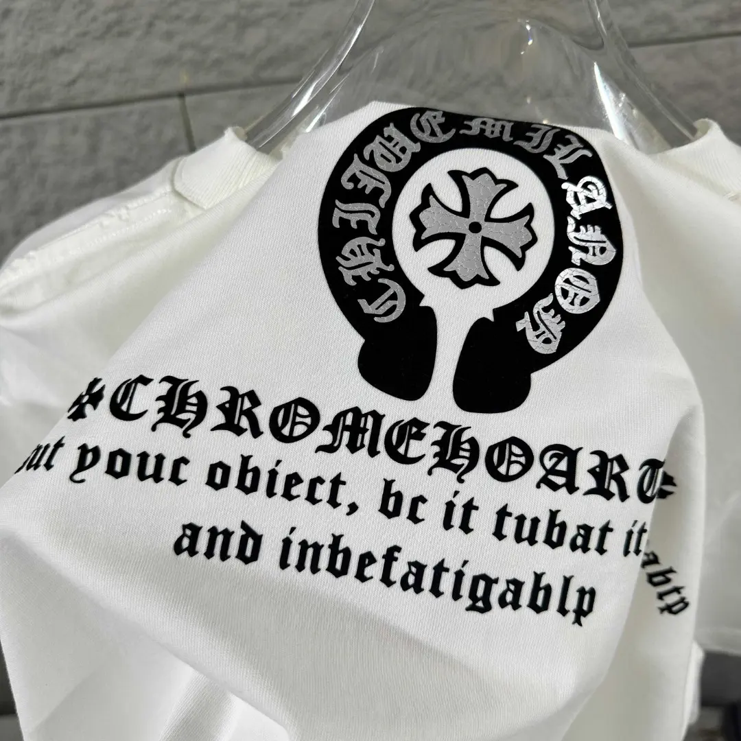 Chrome Hearts Distressed Logo Cotton T-Shirt D15019676 — view 6