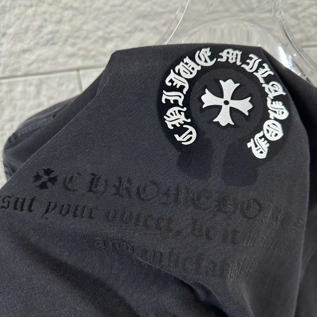 Washed Cotton Distressed Logo T-Shirt D15019679 — view 9